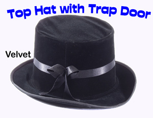 (image for) Top Hat with Trap Door - Velvet - Tricky